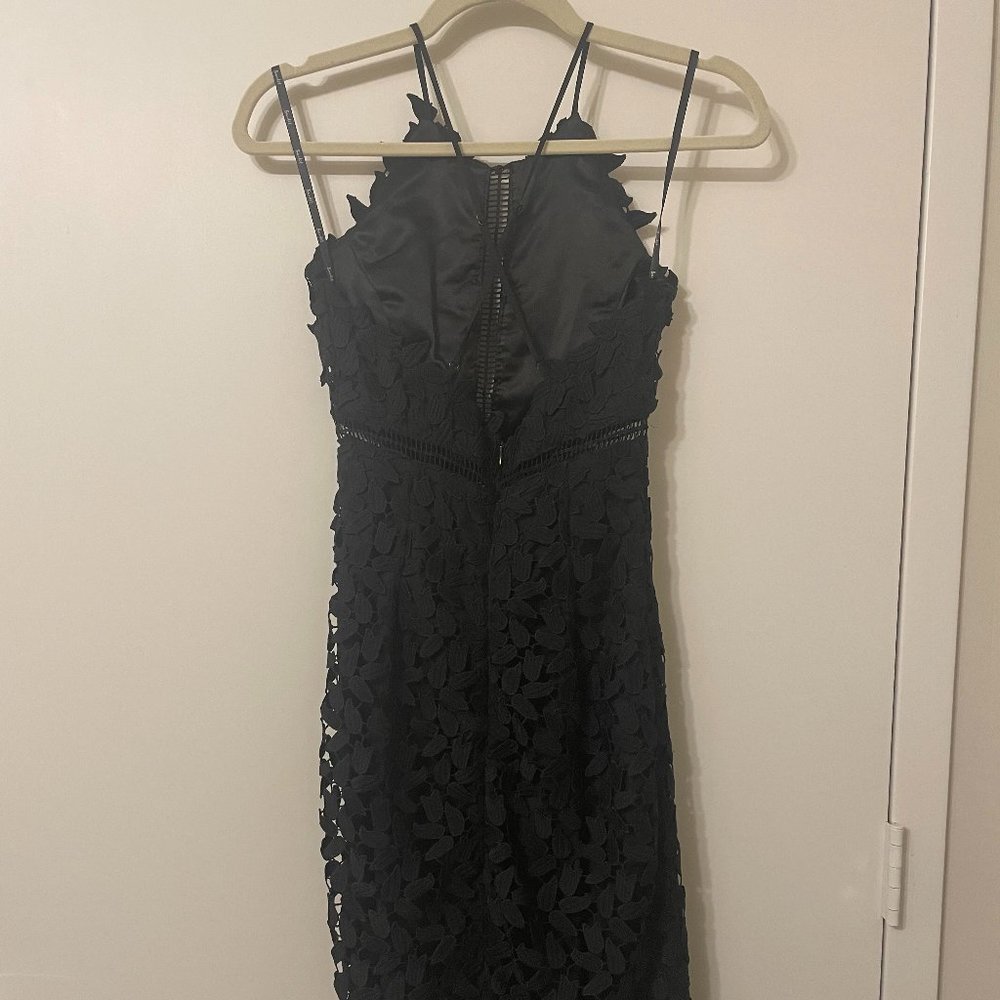 Bardot Black Lace Dress